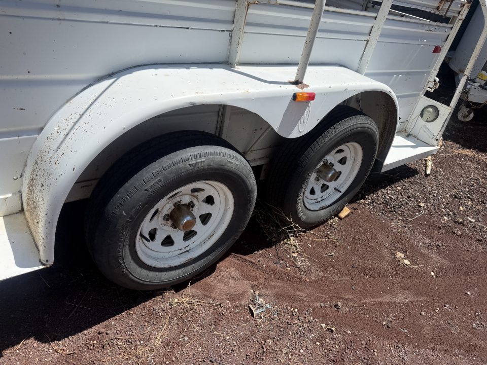New 2007 W-W Trailer 5x14 Open Top Stock Stock / Stock Combo Trailer