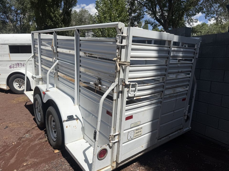 New 2007 W-W Trailer 5x14 Open Top Stock Stock / Stock Combo Trailer