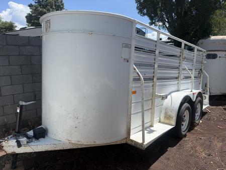 New 2007 W-W Trailer 5x14 Open Top Stock Stock / Stock Combo Trailer
