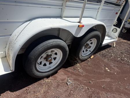 New 2007 W-W Trailer 5x14 Open Top Stock Stock / Stock Combo Trailer