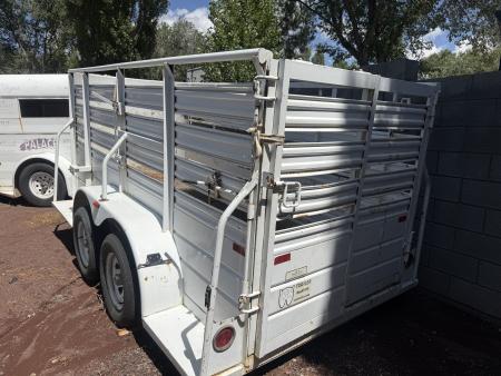 New 2007 W-W Trailer 5x14 Open Top Stock Stock / Stock Combo Trailer