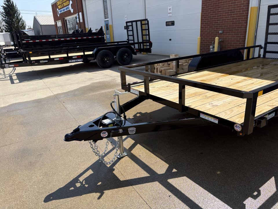 New 2026 Sure-Trac 7X14 TUBE TOP 7K Utility Trailer