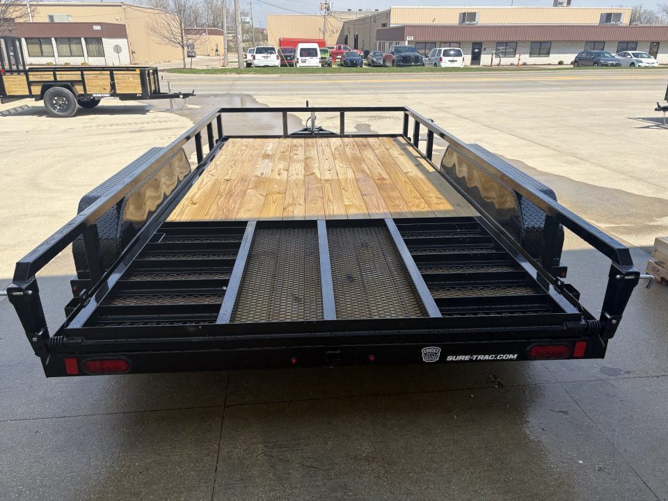 New 2026 Sure-Trac 7X14 TUBE TOP 7K Utility Trailer