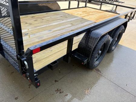 New 2026 Sure-Trac 7X14 TUBE TOP 7K Utility Trailer