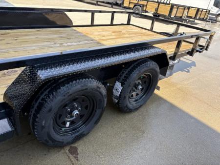 New 2026 Sure-Trac 7X14 TUBE TOP 7K Utility Trailer