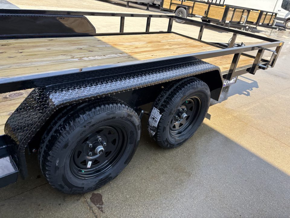 New 2026 Sure-Trac 7X14 TUBE TOP 7K Utility Trailer
