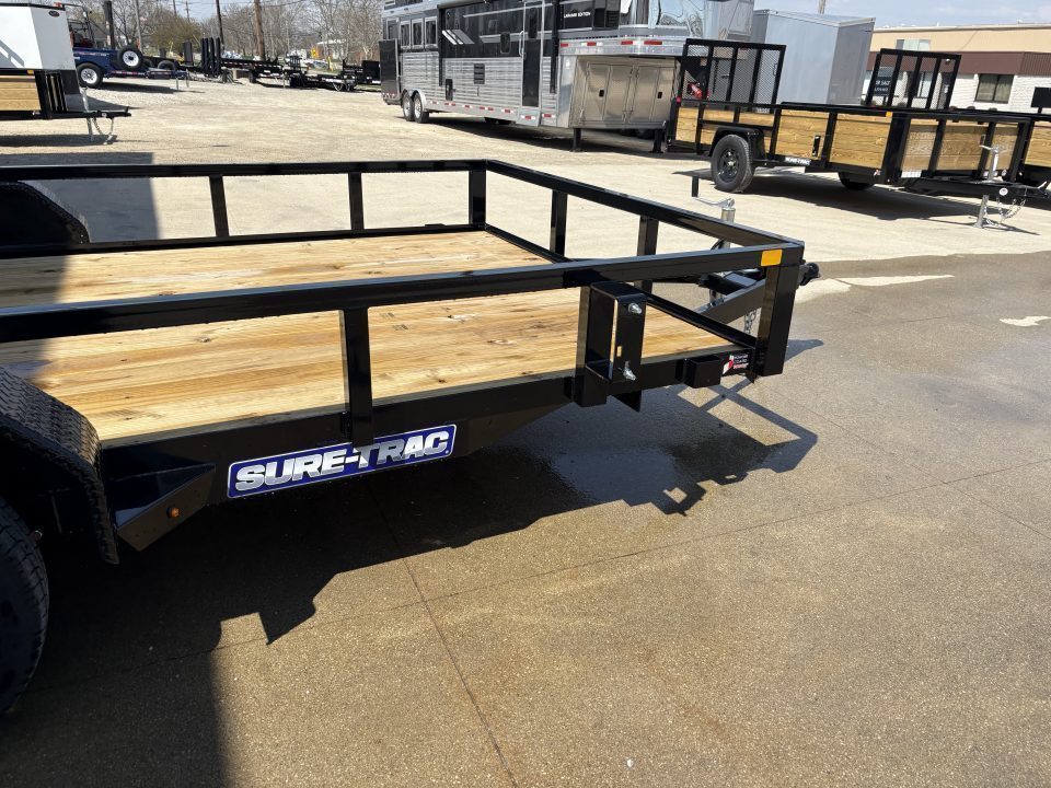 New 2026 Sure-Trac 7X14 TUBE TOP 7K Utility Trailer