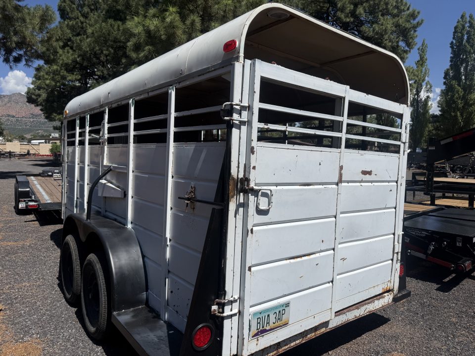 New 1985 W-W Trailer 6X16 Livestock Vangaurd Stock / Stock Combo Trailer
