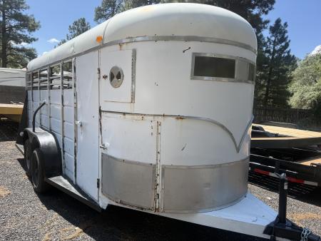 New 1985 W-W Trailer 6X16 Livestock Vangaurd Stock / Stock Combo Trailer