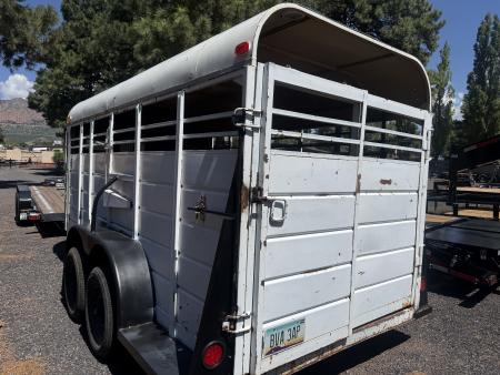 New 1985 W-W Trailer 6X16 Livestock Vangaurd Stock / Stock Combo Trailer