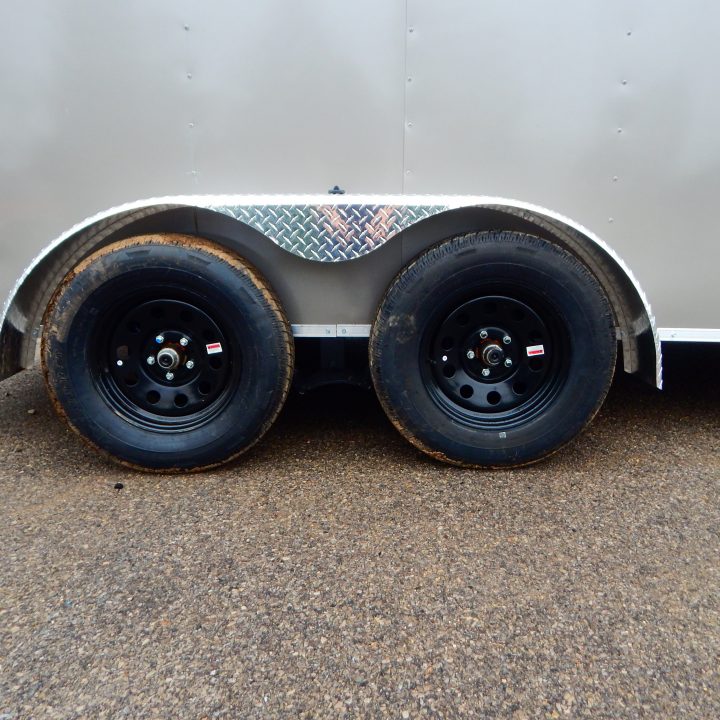 New 2027 Impact Trailers 7 X 14 Quake Flat Top V-Nose 7K Cargo / Enclosed Trailer