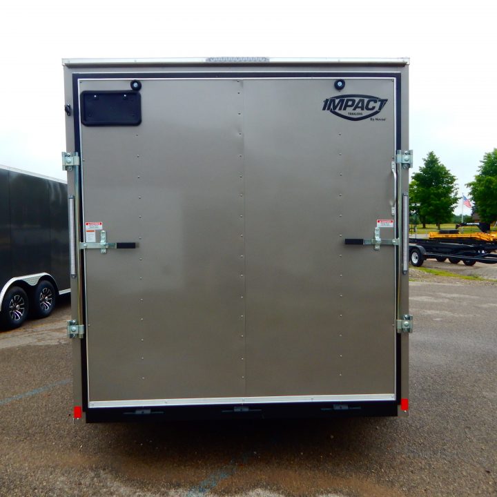 New 2027 Impact Trailers 7 X 14 Quake Flat Top V-Nose 7K Cargo / Enclosed Trailer