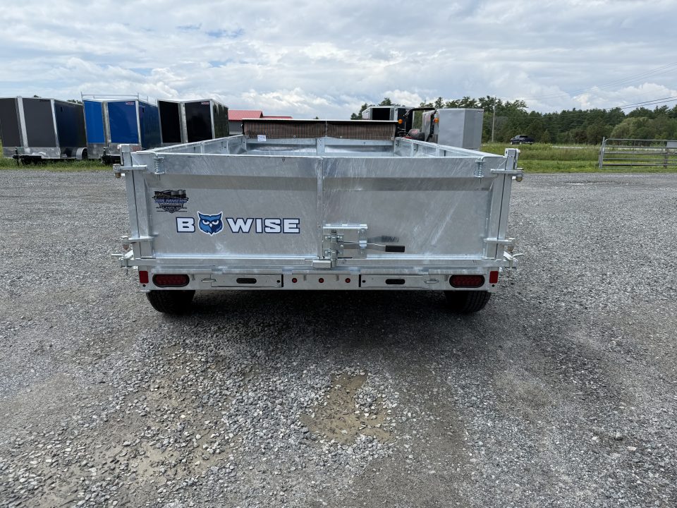 New 2027 BWISE DT612LP-LE-10 Galvanized Dump Trailer