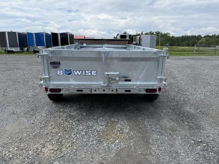 New 2027 BWISE DT612LP-LE-10 Galvanized Dump Trailer