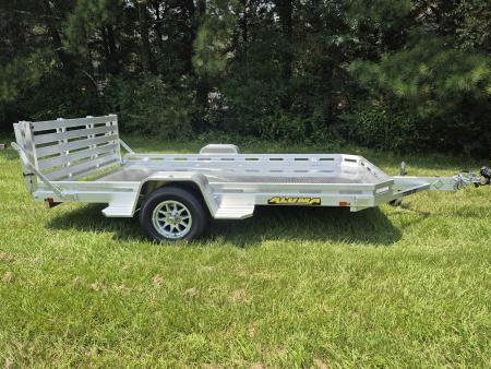 New 2027 Aluma 77x12 Utility, Bi-Fold Tailgate 7712H-S-BT