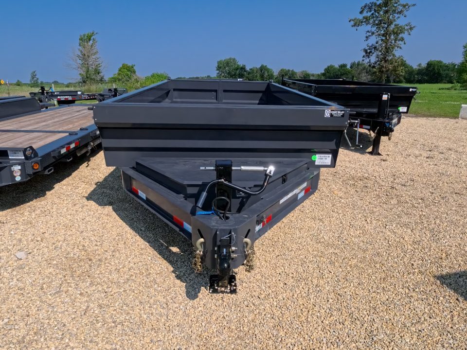 New 2026 Iron Bull 83 x 14 DWB Dump Trailer with 14K GVWR & Scissor Hoist with 516 Cylinder