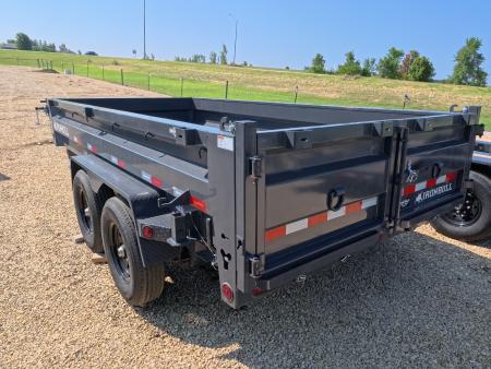 New 2026 Iron Bull 83 x 14 DWB Dump Trailer with 14K GVWR & Scissor Hoist with 516 Cylinder