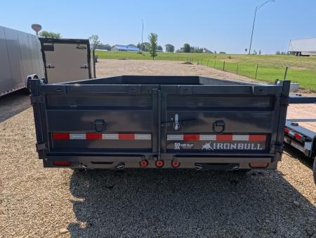 New 2026 Iron Bull 83 x 14 DWB Dump Trailer with 14K GVWR & Scissor Hoist with 516 Cylinder