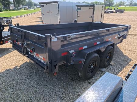 New 2026 Iron Bull 83 x 14 DWB Dump Trailer with 14K GVWR & Scissor Hoist with 516 Cylinder