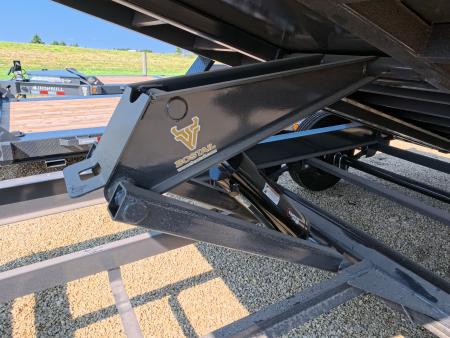 New 2026 Iron Bull 83 x 14 DWB Dump Trailer with 14K GVWR & Scissor Hoist with 516 Cylinder