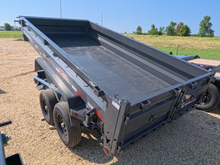 New 2026 Iron Bull 83 x 14 DWB Dump Trailer with 14K GVWR & Scissor Hoist with 516 Cylinder