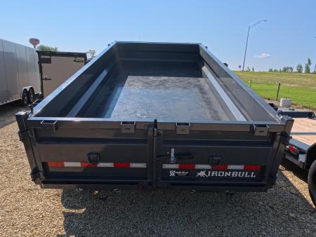 New 2026 Iron Bull 83 x 14 DWB Dump Trailer with 14K GVWR & Scissor Hoist with 516 Cylinder