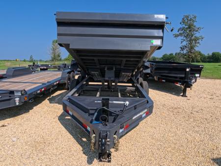 New 2026 Iron Bull 83 x 14 DWB Dump Trailer with 14K GVWR & Scissor Hoist with 516 Cylinder