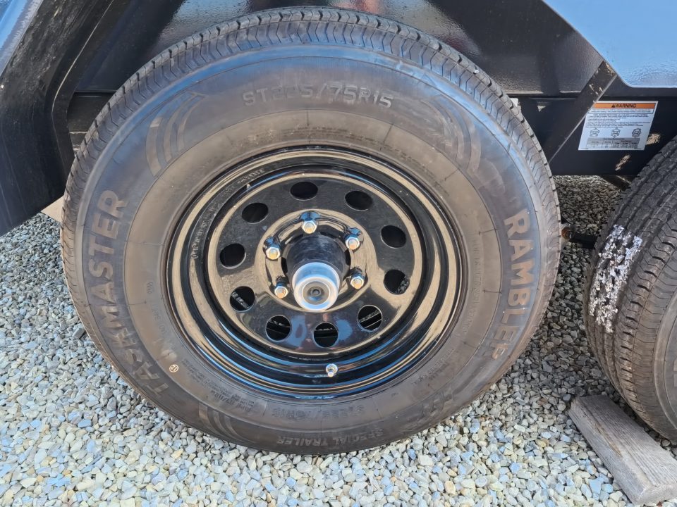 New 2027 Norstar 72 x 12 DCB Dump Trailer with 10K GVWR, ST225/75 R15 LRD 8 Ply Tires