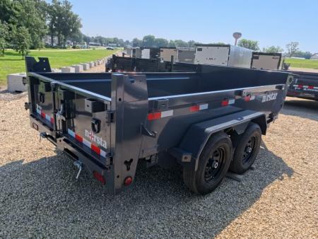 New 2027 Norstar 72 x 12 DCB Dump Trailer with 10K GVWR, ST225/75 R15 LRD 8 Ply Tires