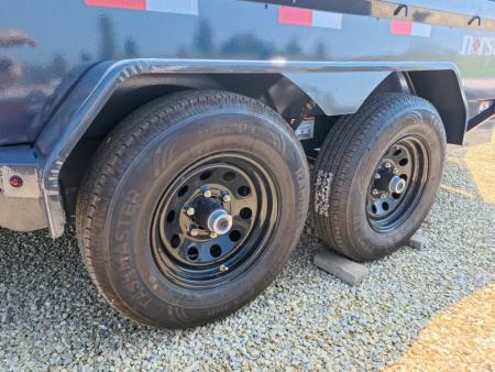 New 2027 Norstar 72 x 12 DCB Dump Trailer with 10K GVWR, ST225/75 R15 LRD 8 Ply Tires