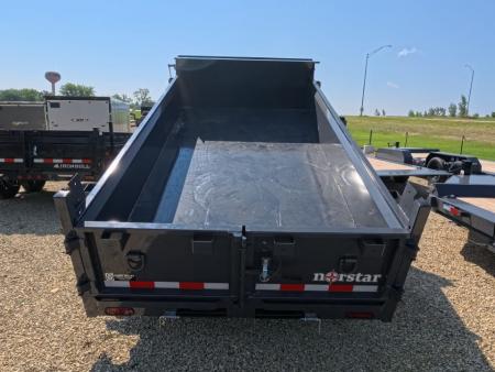 New 2027 Norstar 72 x 12 DCB Dump Trailer with 10K GVWR, ST225/75 R15 LRD 8 Ply Tires