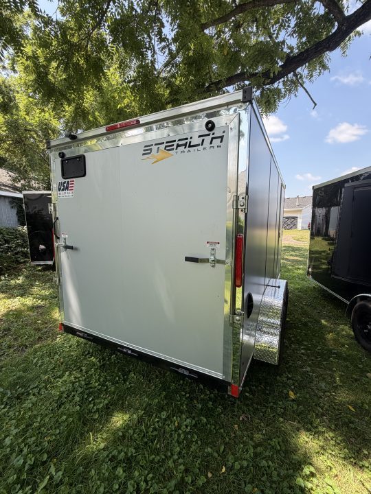 New 2026 Stealth 7 X 14 Cargo / Enclosed Trailer with Ramp Door and 6ft 6in interior Height Screwless - Light Lid Roof