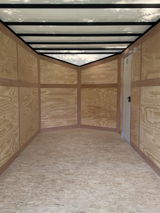 New 2026 Stealth 7 X 14 Cargo / Enclosed Trailer with Ramp Door and 6ft 6in interior Height Screwless - Light Lid Roof