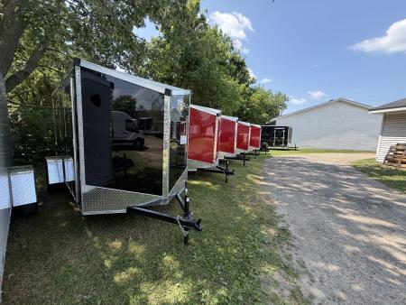New 2026 Stealth Mustang 6 x 12 Enclosed Trailer w/ RAMP DOOR(Single) Cargo / Enclosed Trailer NEW MODEL - Screwless and Light Lid Roofing !!