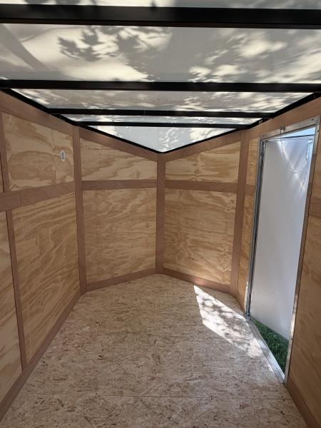 New 2026 Stealth Mustang 6 x 12 Enclosed Trailer w/ RAMP DOOR(Single) Cargo / Enclosed Trailer NEW MODEL - Screwless and Light Lid Roofing !!