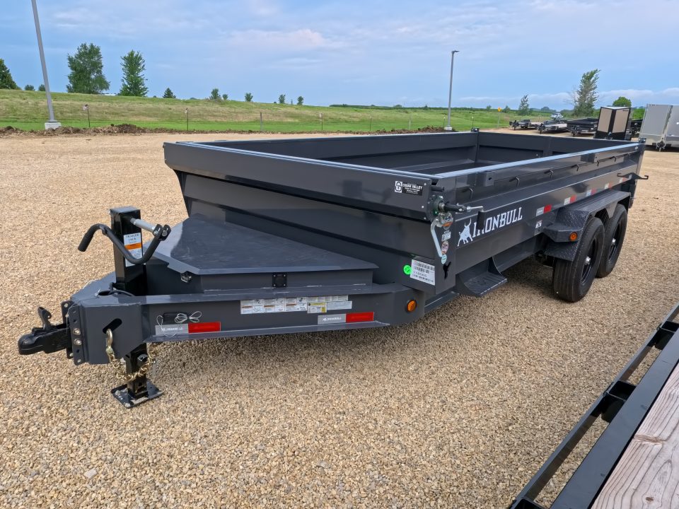 New 2027 Iron Bull 83 x 16 DWB Dump Trailer