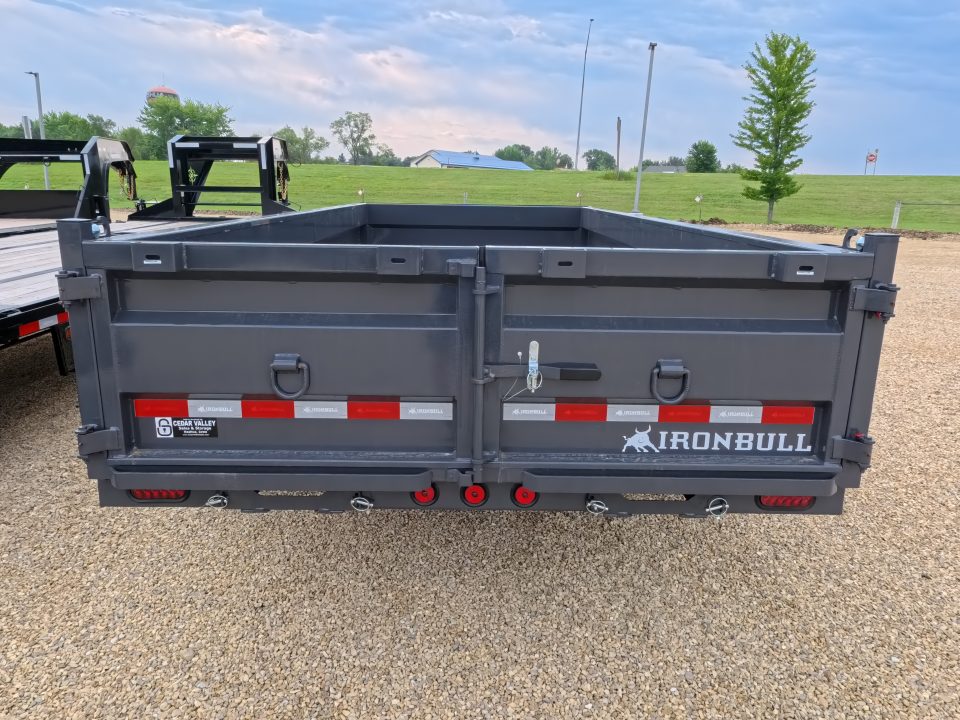 New 2027 Iron Bull 83 x 16 DWB Dump Trailer