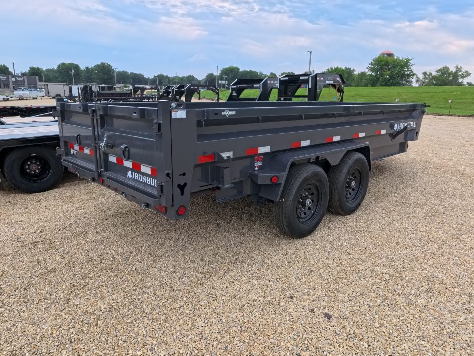 New 2027 Iron Bull 83 x 16 DWB Dump Trailer