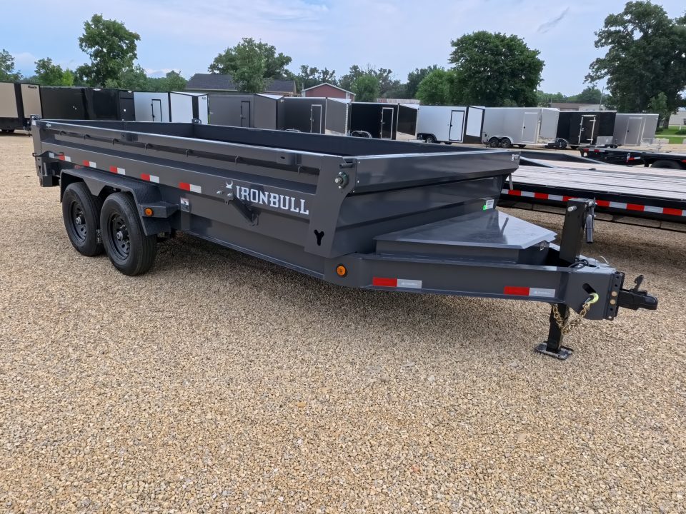 New 2027 Iron Bull 83 x 16 DWB Dump Trailer
