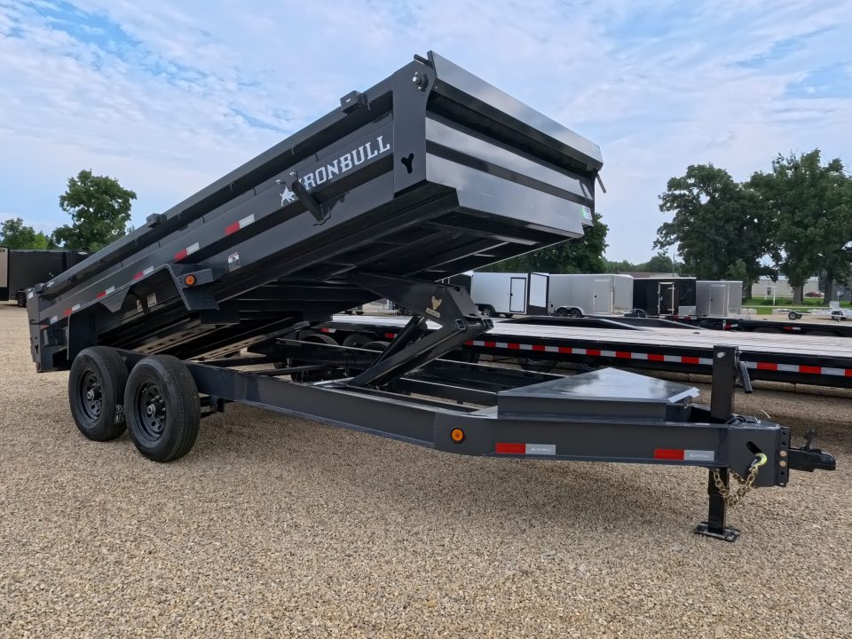 New 2027 Iron Bull 83 x 16 DWB Dump Trailer
