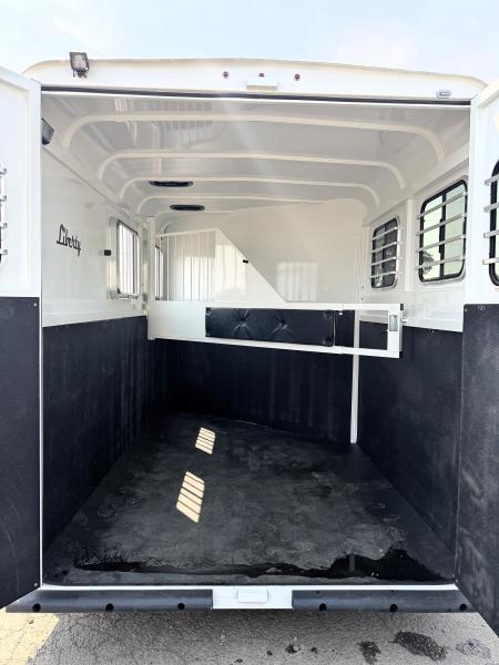 New 2027 Thuro-Bilt Liberty 2H Swing out Saddle Rack Horse Trailer