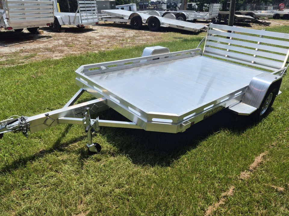 New 2027 Aluma 77x12 Utility , Bi-Fold Tailgate 7712H