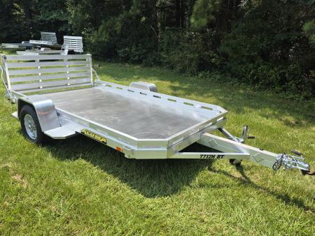 New 2027 Aluma 77x12 Utility , Bi-Fold Tailgate 7712H