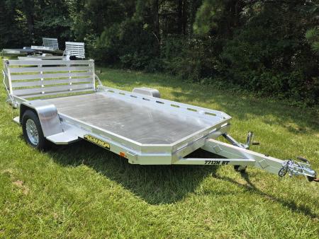 New 2027 Aluma 77x12 Utility , Bi-Fold Tailgate 7712H