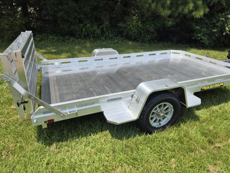 New 2027 Aluma 77x12 Utility , Bi-Fold Tailgate 7712H