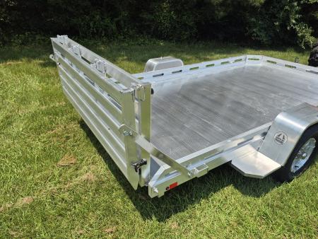 New 2027 Aluma 77x12 Utility , Bi-Fold Tailgate 7712H