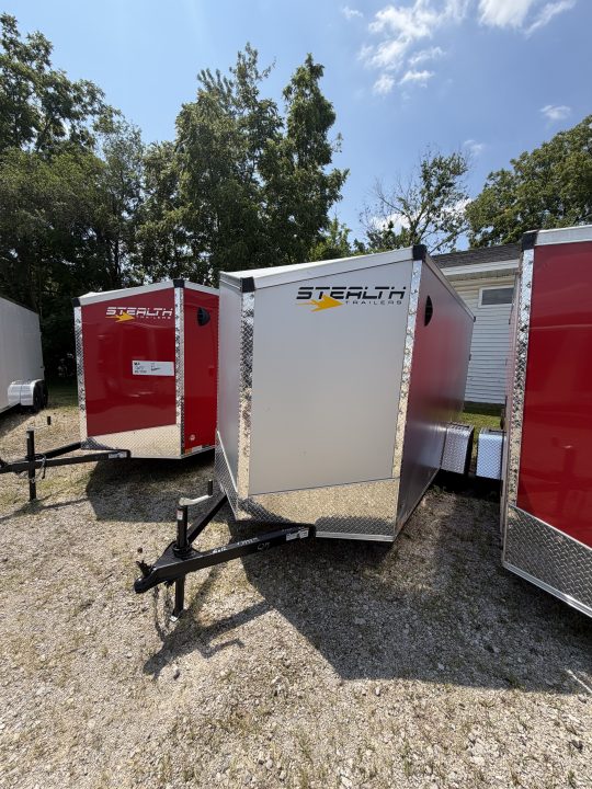 New 2026 Stealth Mustang 6 x 12 Enclosed Trailer w/ RAMP DOOR (Single) Cargo / Enclosed Trailer NEW MODEL - Screwless and Light Lid Roofing !!