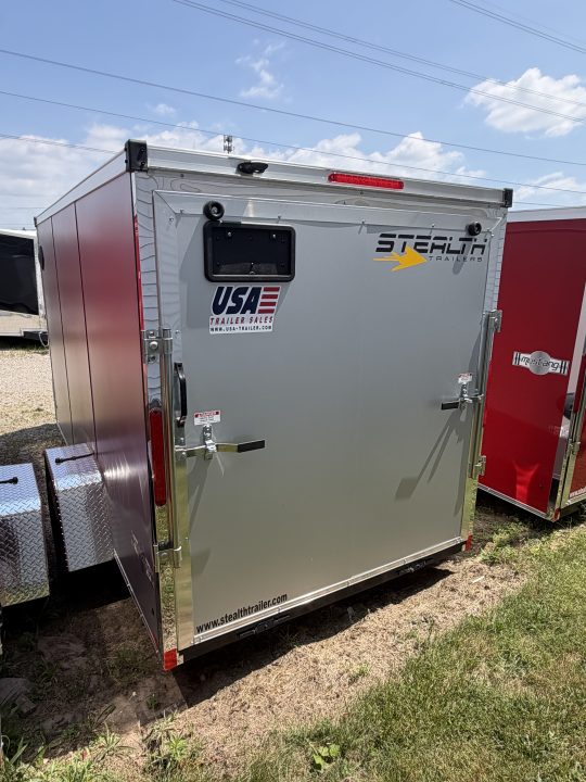New 2026 Stealth Mustang 6 x 12 Enclosed Trailer w/ RAMP DOOR (Single) Cargo / Enclosed Trailer NEW MODEL - Screwless and Light Lid Roofing !!