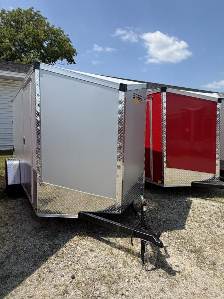 New 2026 Stealth Mustang 6 x 12 Enclosed Trailer w/ RAMP DOOR (Single) Cargo / Enclosed Trailer NEW MODEL - Screwless and Light Lid Roofing !!