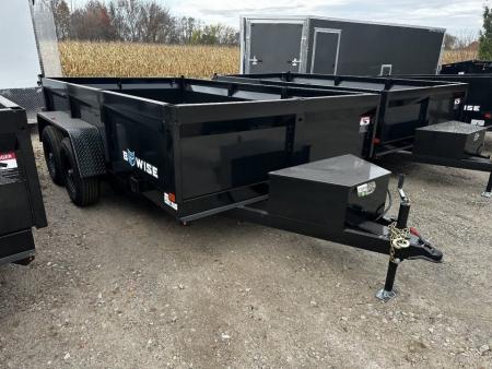 New 2027 Bwise DT 7x12 Dump Trailer ramps/Barn doors